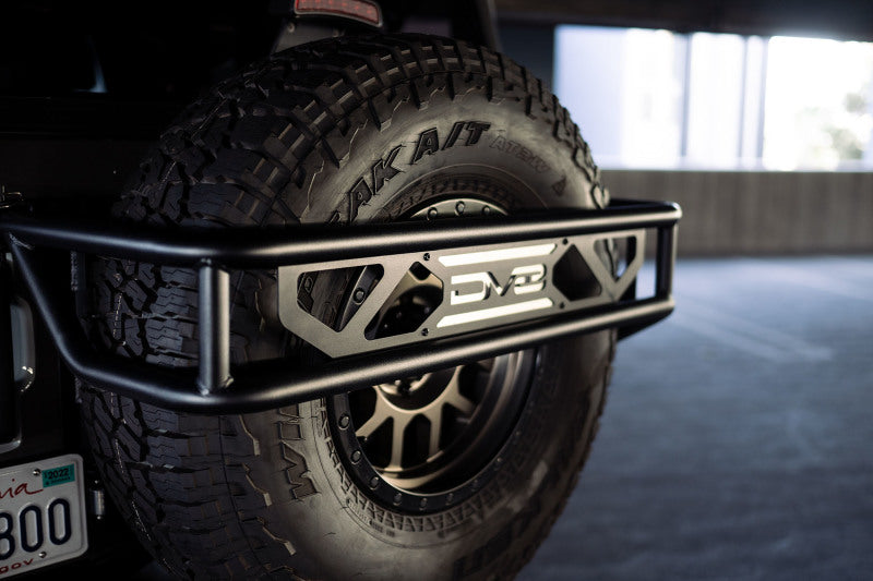 DV8 Offroad 21-23 Ford Bronco Spare Tire Guard &amp; Accessory Mount - TCBR-01
