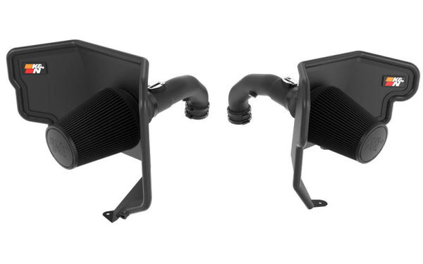 K&N 22+ Toyota Tundra V6- 3.5L Blackhawk Performance Intake Kit - 71-9042 for 2022-2026 Toyota Tundra - front view