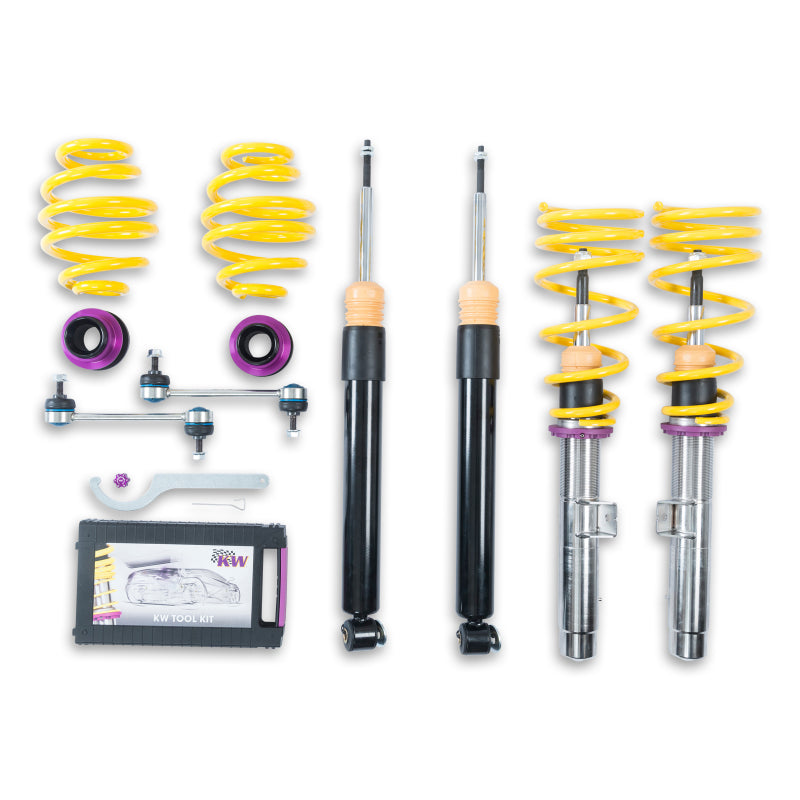 KW Coilover Kit V2 BMW M3 E46 (M346) Coupe Convertible - 15220023 for 1999-2006 BMW 3 Series - front view