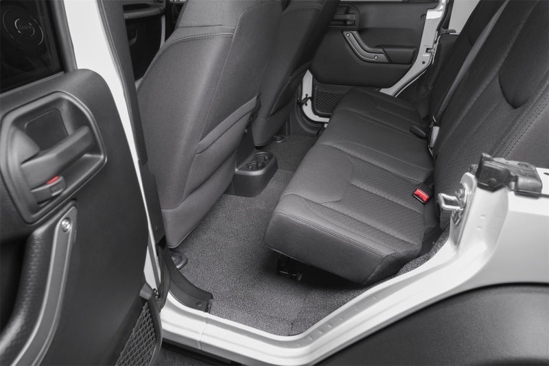 BedRug 07-16 Jeep JK Unlimited 4Dr Front 4pc BedTred Floor Kit (Incl Heat Shields) - BTJK07F4