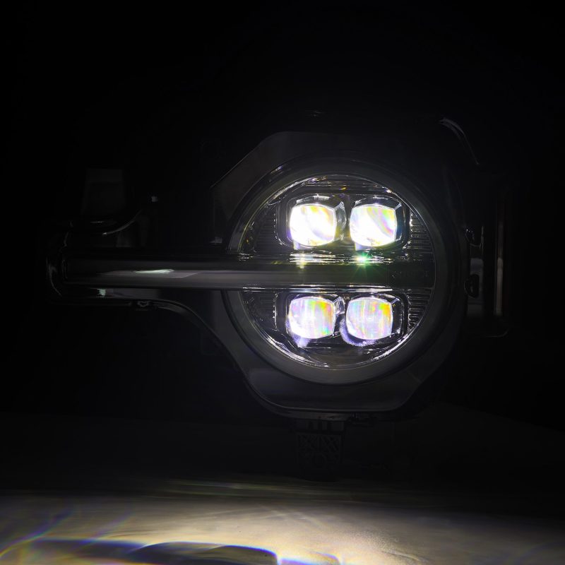 AlphaRex 21-23 Ford Bronco NOVA LED Proj Headlights Alpha-Black w/Activ Light/Seq Signal/DRL - 880259