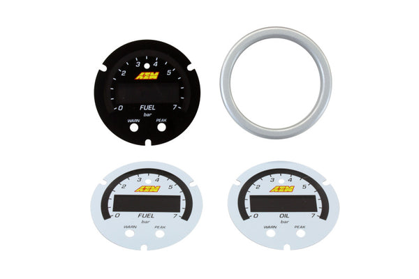 AEM X-Series Pressure Gauge Accessory Kit - 30-0301-ACC by AEM - front view