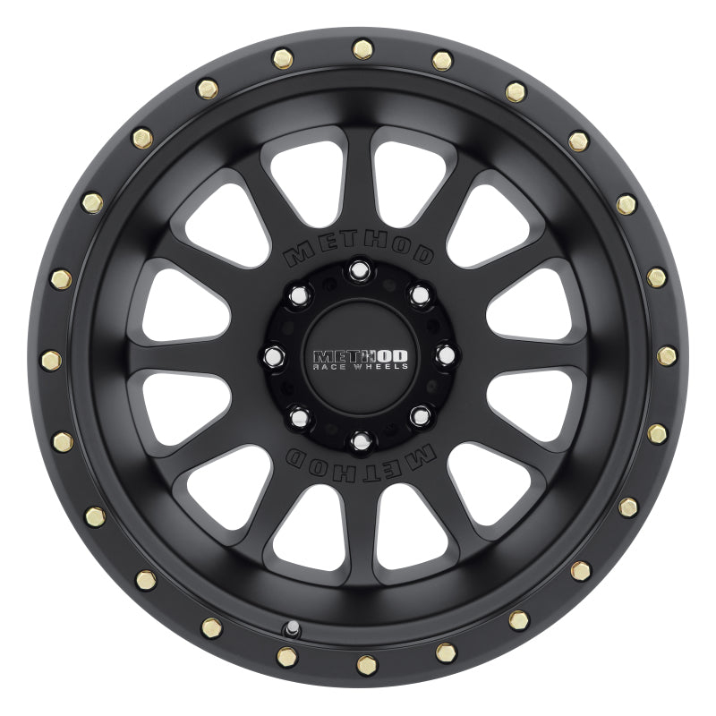 Method MR605 NV 20x10 -24mm Offset 8x180 124.1mm CB Matte Black Wheel - MR60521088524N