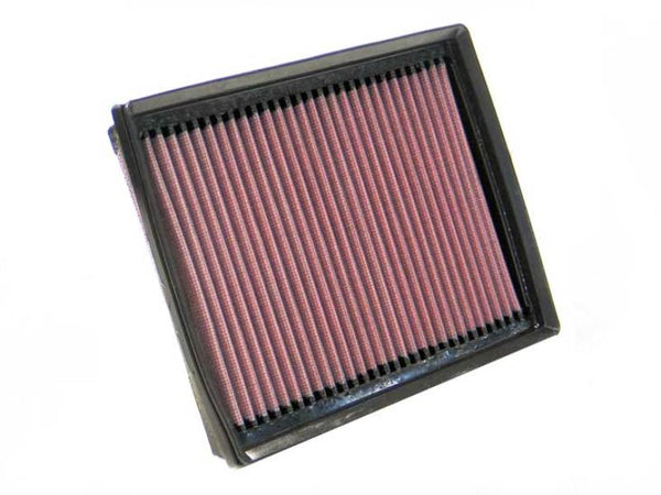 K&N Replacement Air Filter FORD FUSION / MERCURY MILAN 3.0L-V6; 2006-2009 - 33-2340 for 2006-2012 Ford Fusion - front view