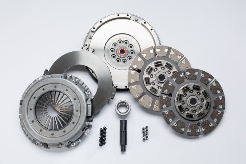 South Bend Clutch 04-07 Ford 6.0L ZF-6 Street Dual Organic Disc Clutch Kit - SFDD3250-6.0-ORG for 2004-2007 Ford F 250 - fron