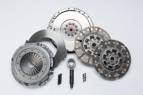 South Bend Clutch 04-07 Ford 6.0L ZF-6 Street Dual Organic Disc Clutch Kit - SFDD3250-6.0-ORG for 2004-2007 Ford F 250 - fron