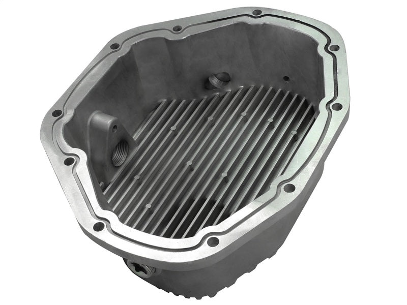 afe Rear Differential Cover (Raw; Street Series); Dodge Diesel Trucks 94-02 L6-5.9L (td) - 46-70030