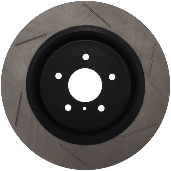 StopTech Power Slot Nissan 370z / Infiniti G37 SportStop Slotted Front Left Rotor - 126.42100SL for 2014-2023 INFINITI Q50 - 