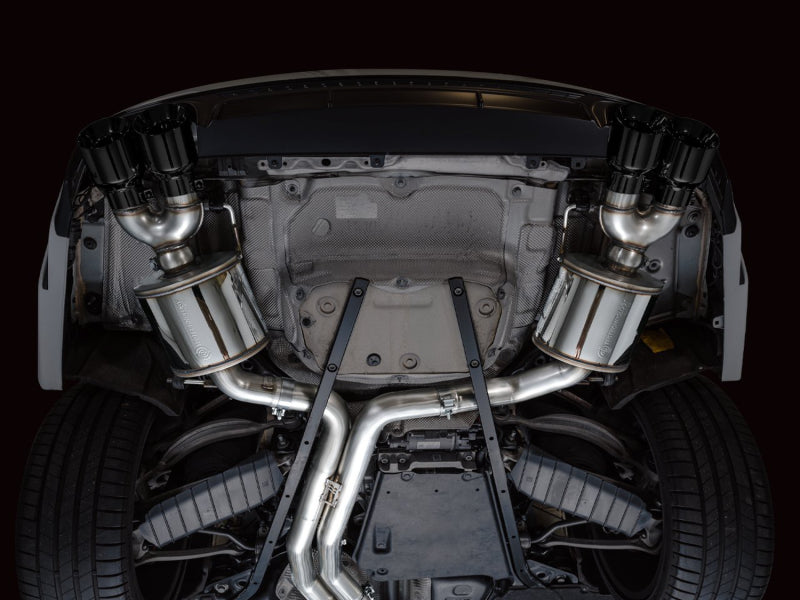 AWE Tuning 19-23 Audi C8 S6/S7 2.9T V6 AWD Touring Edition Exhaust - Diamond Black Tips - 3015-43107
