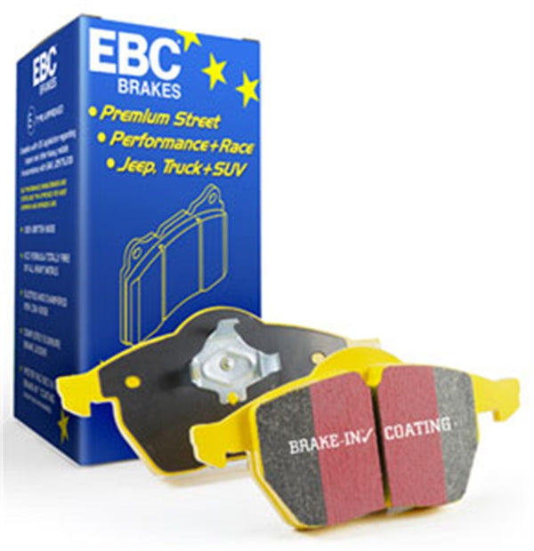 EBC 96-98 Porsche 911 (993) 3.6 Carrera 4S Yellowstuff Rear Brake Pads - DP4767R for 1991-1998 Porsche 911 - front view