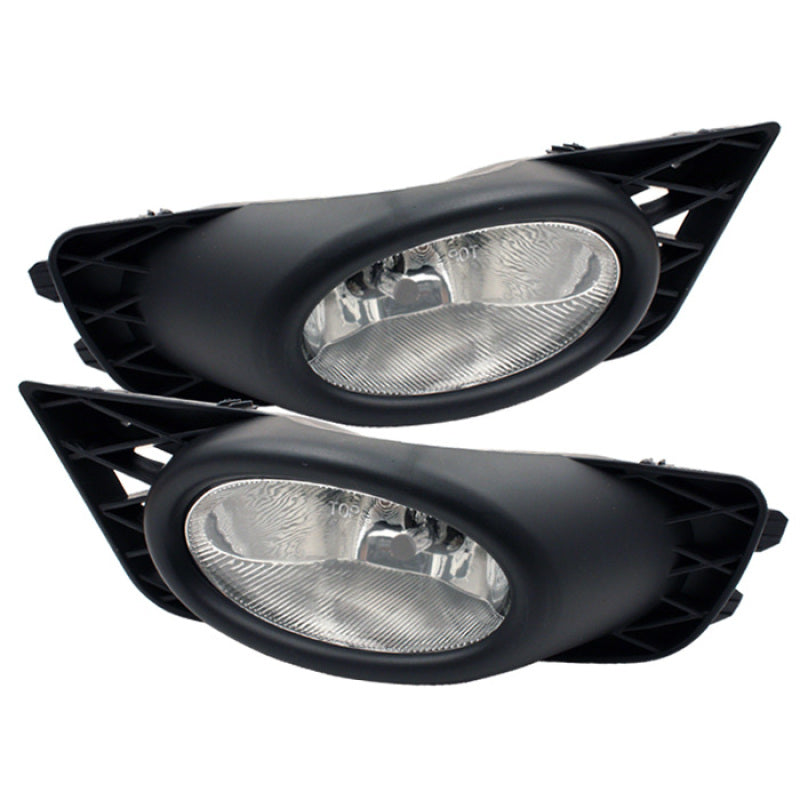 Spyder Honda Civic 09-11 4Dr OEM Fog Lights W/Switch- Clear FL-CL-HC09-4D-C - 5020697