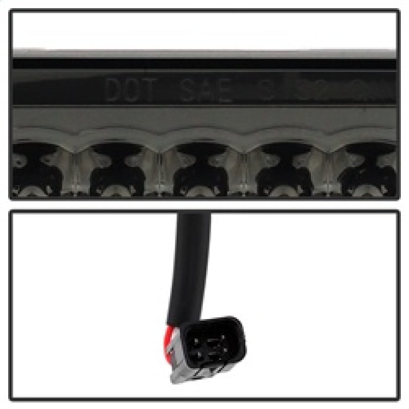 Xtune Yukon Denali 99-00 LED Tail Lights w/ 3rd LED Brake Light Smoked ALT-JH-CCK88-LED-SET-SM - 9032752