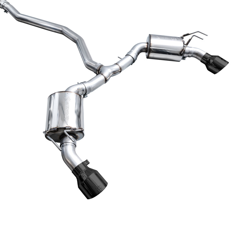 AWE Tuning 22+ Honda Civic Si/Acura Integra Touring Edition Catback Exhaust - Dual Diamond Black Tip - 3015-33331