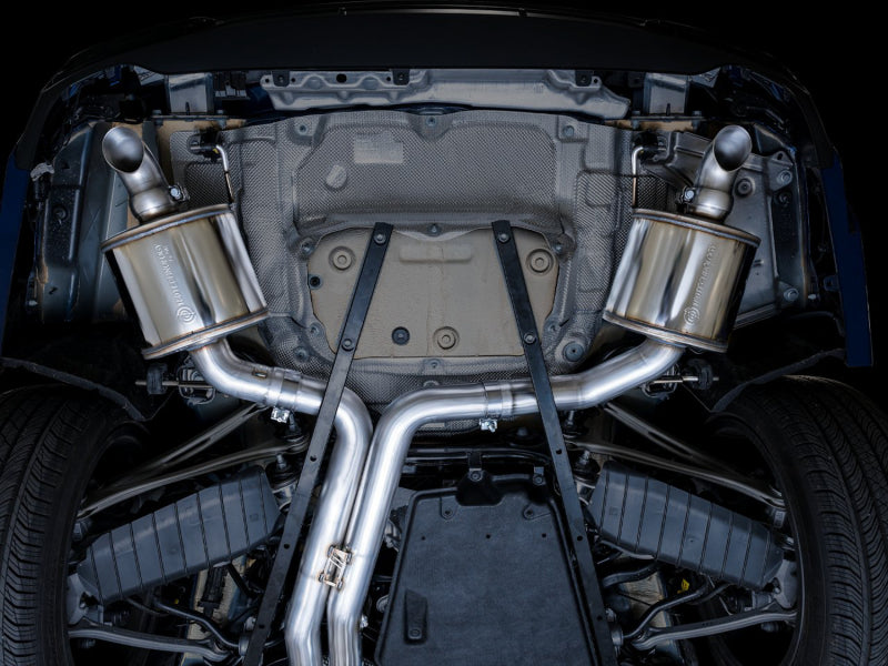 AWE Audi 2019-2023 C8 A6/A7 3.0T Touring Edition Cat-back Exhaust- Turn Downs - 3015-31003