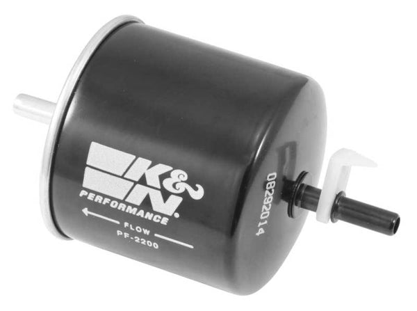 K&N 92-95 Chevy Cavalier 2.2L / 3.1L Fuel Filter - PF-2100 for 2000-2005 GMC Yukon - front view