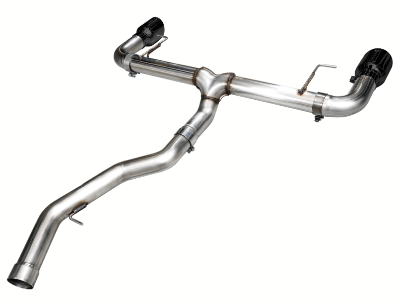 AWE 19-23 BMW 330i / 21-23 BMW 430i Base G2X Track Edition Axle Back Exhaust - Diamond Black - 3020-33429