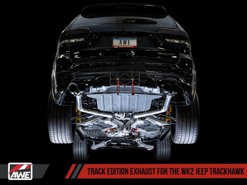 AWE Tuning 2020 Jeep Grand Cherokee SRT/Trackhawk Track Edition Exhaust - Use w/Stock Tips - 3020-31023