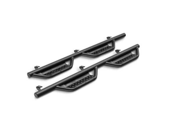 N-Fab RS Nerf Step 2020 Jeep Wrangler Gladiator 4DR All Beds - Cab Length - Tex. Black - 519418012 for 2020-2025 Jeep Gladiat