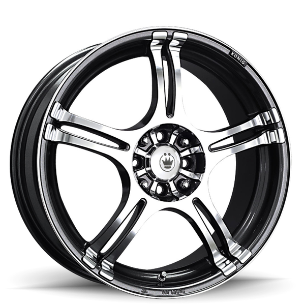 Konig Incident 13x5.5 8x100/114.3 ET38 Graphite - 1N53D04386 by Konig