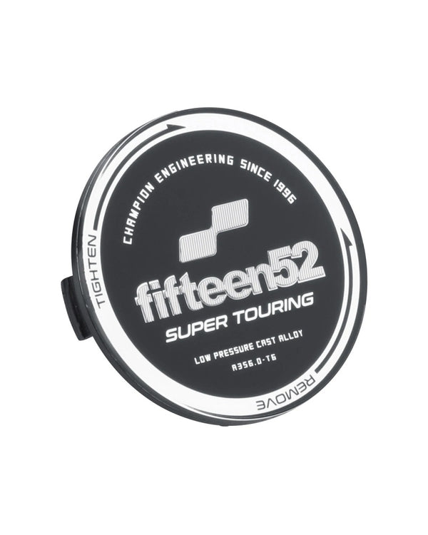 fifteen52 Super Touring (Chicane/Podium) Center Cap Single - Black/Chrome - 52-ST-CAP-BLACK by fifteen52
