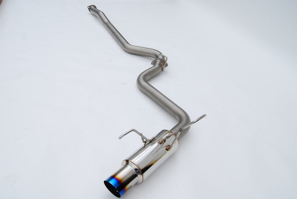 Invidia 15+ Subaru WRX/STi Titanium Tip Bead Blasted Cat-back Exhaust - HS15SW4BGR1GT for 2015-2025 Subaru WRX - front view
