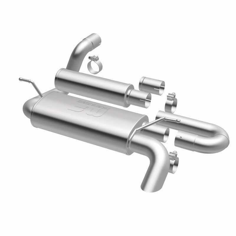 MagnaFlow 18-23 Jeep Wrangler JL 2.0L/3.6L Overland Series Axle-Back Exhaust - 19620