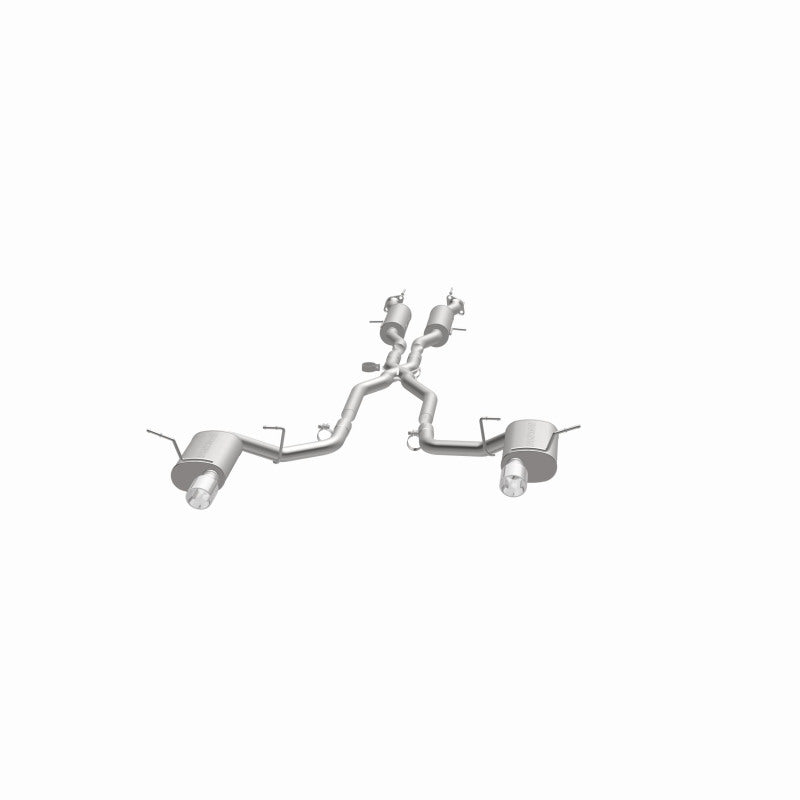 MagnaFlow 11-12 Dodge Durango V8 5.7L Dual Split Rear Exit Stainless Cat Back Performance Exhaust - 15068