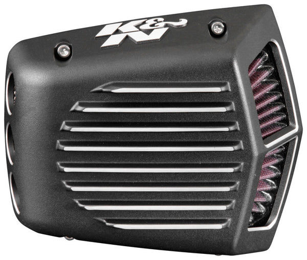 K&N Street Metal Intake System for 01-16 Harley Davidson Softail/Dyna - Shaker Black - RK-3950 for 2007-2017 Harley-Davidson 