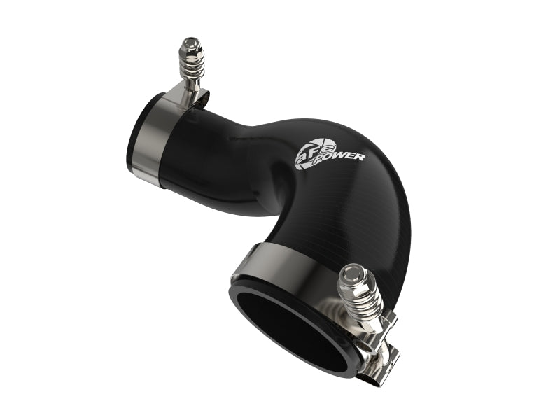aFe BladeRunner 15-20 VW GTI (MKVII) L4-2.0L (t) Aluminum Hot and Cold Charge Pipe Kit Black - 46-20414-B