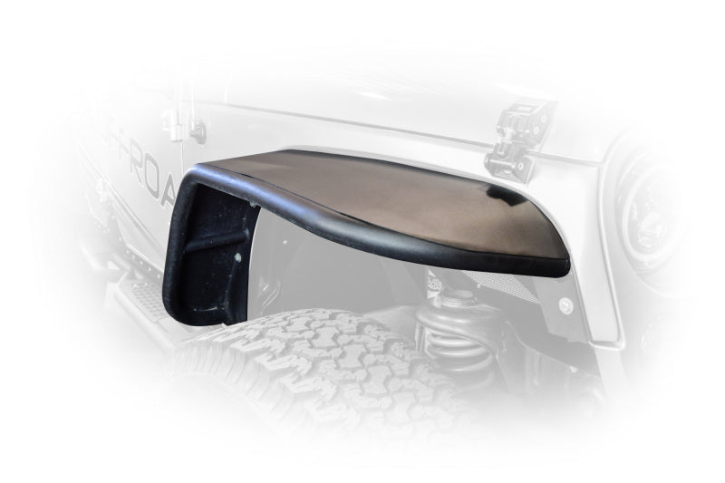 DV8 Offroad 07-18 Jeep Wrangler JK Front &amp; Rear Flat Tube Fenders - FENDB-02