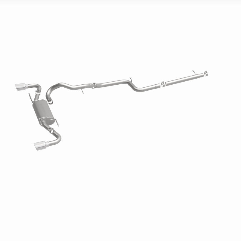 MagnaFlow 10-12 Mazda 3 L4 2.5L Hatchback Split Rear Exit Stainless Cat Back Performance Exhaust - 15146