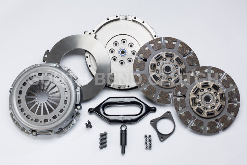 South Bend Clutch 94-04 Dodge RAM 1500-3500 5.9L Street Dual Disc Clutch Kit - Org Button Clutch - SDD3250-5-ORG for 1994-200
