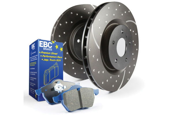 EBC S6 Kits Bluestuff Pads and GD Rotors - S6KR1257 for 2013-2018 Subaru Forester - front view