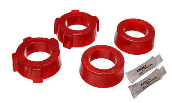 Energy Suspension 69-78 Vokswagen (Air Cooled) Red Rear Spring Plate Bushing Set - 15.2109R for 1969-1978 Volkswagen Beetle -