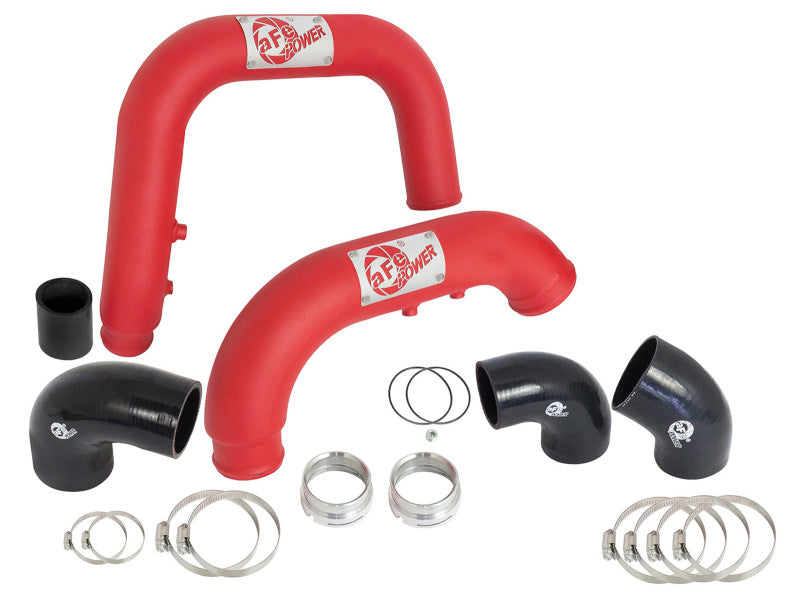 aFe BladeRunner Red Intercooler Tubes Combo 2016 GM Colorado/Canyon I4-2.8L (td) - 46-20264-R