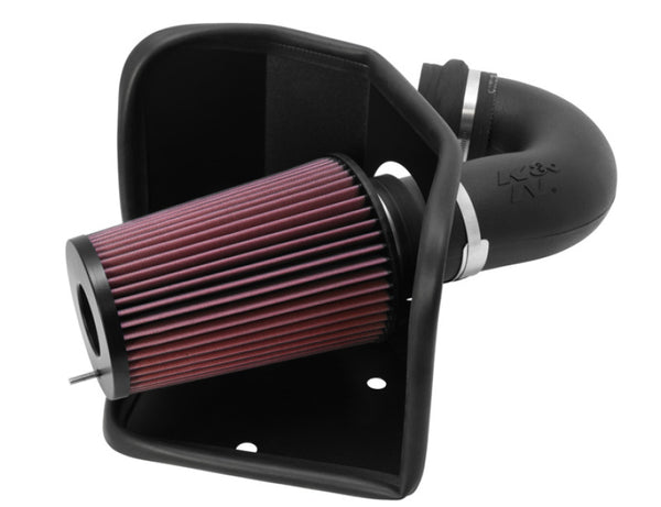 K&N 94-02 Dodge Ram L6-5.9L Turbo DSL Performance Intake Kit - 57-1525 for 1994-2002 Dodge Ram 2500 - front view