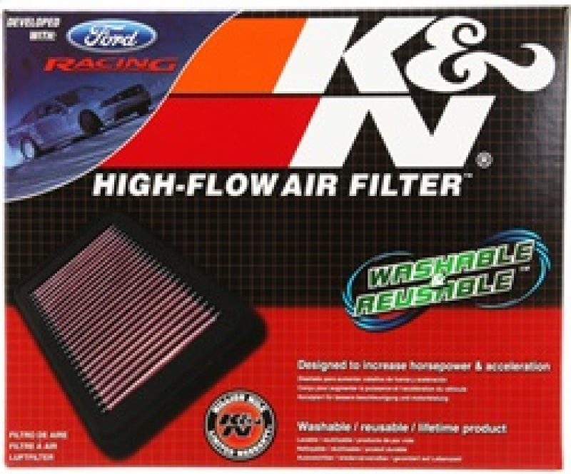 K&N 10 Ford Mustang GT 4.6L-V8 Drop In Air Filter - 33-2431