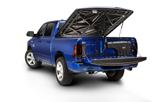 UnderCover 02-18 Ram 1500 (19-20 Classic) / 03-20 Ram 2500 Passengers Side Swing Case - Black Smooth - SC300P for 2002-2010 D