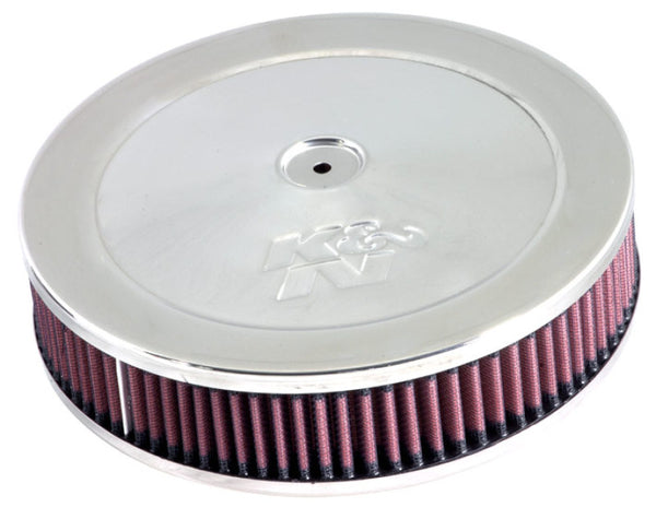 K&N Marine Engine Flame Arrestor 5-1/8in Flange / 9in OD / 8in ID / 2.125in H - 59-3264 by K&N Engineering - front view
