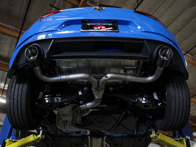 aFe 18-20 VW GTI (MK7.5) 2.0L MACH Force-Xp 3in to 2.5in 304 SS Axle-Back Exhaust System- Carb. Tips - 49-36421-C