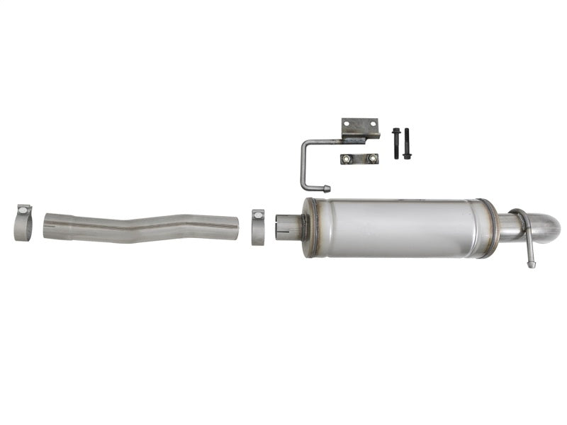 aFe Rock Basher 3in 409 SS Cat-Back Turn-Down Exhaust 12-18 Jeep Wrangler (JK) V6 3.6L/ 07-11 3.8L - 49-48069