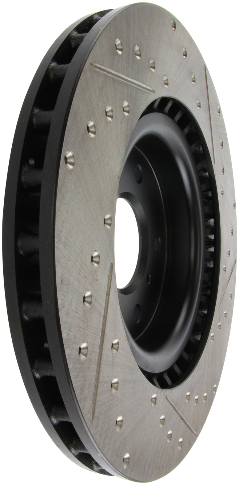 StopTech Slotted &amp; Drilled Sport Brake Rotor - 127.42076R