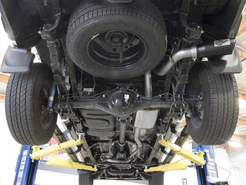 aFe MACHForce XP Cat-Back SS w/Black Tips 16 Toyota Tacoma V6-3.5L - 49-46026-B