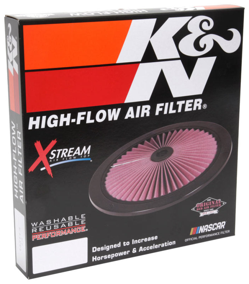 K&N X-Stream Top Filter Only 11in - Black - 66-1101