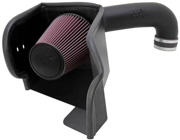 K&N 09-10 Dodge Ram 1500 PickUp V8-5.7L Aircharger Performance Intake - 63-1561 for 2019-2024 Ram 1500 Classic - front view