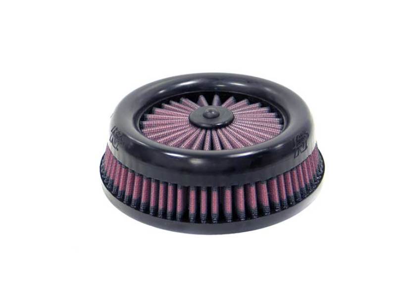 K&N Universal X-Stream Clamp-On Air Filter 3.5in Flg ID/4in OD/5.75in H - RX-4130-1 by K&N Engineering - front view