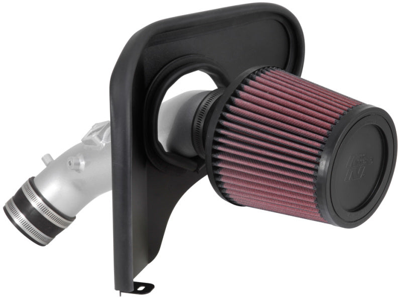 K&N 2013-14 Honda Accord 2.4L L4 69 Series Typhoon Air Intake System - Silver Cold Air Intake Kit - 69-1213TS