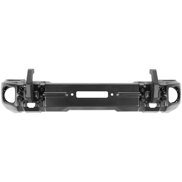 Rugged Ridge 07-18 Jeep Wrangler JK Arcus Front Bumper Set w/Tray & Hooks - 11549.11 for 2007-2026 Jeep Wrangler - front view