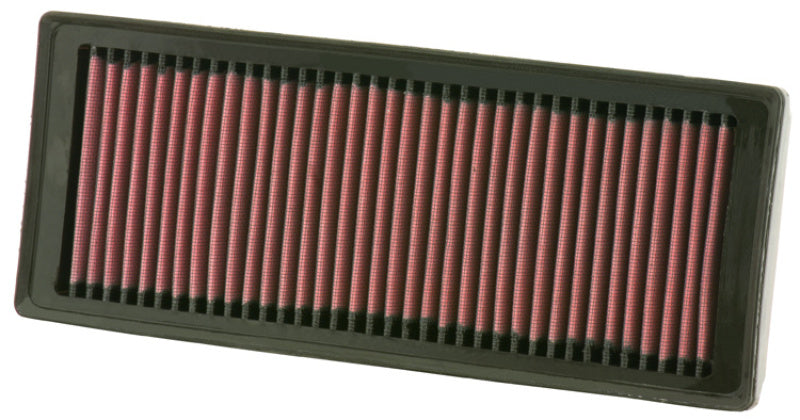 K&N Audi A4 1.8L Drop In Air Filter - 33-2945 for 2009-2016 Audi A4 - angle view