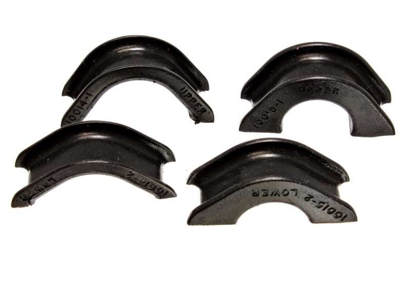 Energy Suspension 70-78 Nissan 240Z Black Rack and Pinion Bushing Set - 7.10101G for 1970-1973 Nissan 240Z - angle view